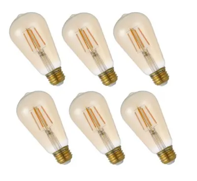 6-PCS LED VINTAGE FILAMENT LIGHT BULB