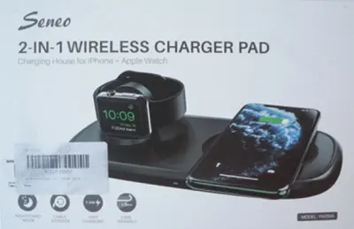 SENEO™ 2-IN-1 WIRELESS CHARGER FOR IPHONE + APPLE WATCH