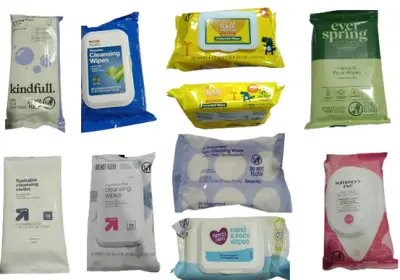 ASSORTED BRANDS CLEANING CLOTHS & WIPES