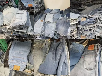 MIXED BRANDS CUTOFF DENIM JEANS SHORTS