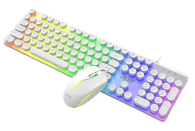 WIRED BACKLIT PANEL GAMING KEYBOARD & MOUSE COMBO