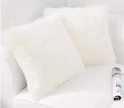 LUXURY FUR PILLOW COVER