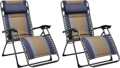 PADDED ADJUSTABLE ZERO GRAVITY CHAIR