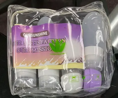 OURSUNSHINE™ SILICONE TRAVEL LIQUID CONTAINERS