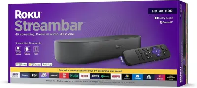ROKU® STREAMBAR | 4K/HD/HDR STREAMING