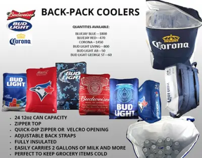 BRANDED BACKPACK COOLERS