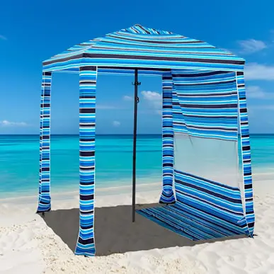 HOMEDEMO® UPF 50+ 6'×6" BEACH CANOPY