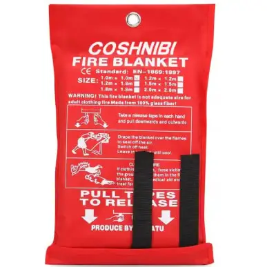 EMERGENCY FIRE BLANKET HIGH -(2 COUNT) PACK