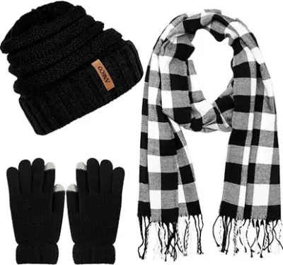 ANECO® WINTER SCARF HAT & GLOVES SET