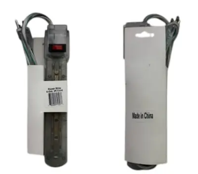 2-FT - 6 OUTLETS POWER STRIP