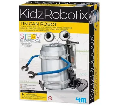 KidzRobotix® 4M TIN CAN ROBOT STEM KIT