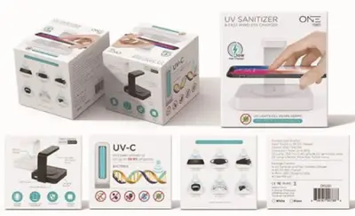 ONE POWER® UV STERILIZER AND WIRELESS CHARGER