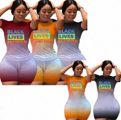 BLM LETTERED WOMEN DRESSES - CASUAL OUTFITS
