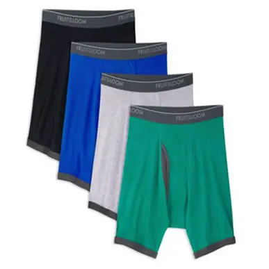 FRUIT OF THE LOOM® BREATHABLE BOXER BRIEFS