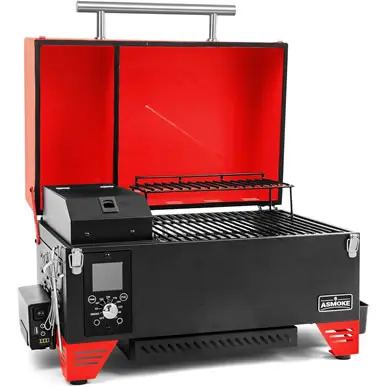 ASMOKE® PORTABLE PELLET GRILL & SMOKER-AS350