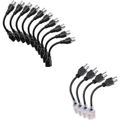 MIADY® SHORT POWER EXTENSION CORD OUTLET SAVER