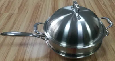 TRIPLY WOK W/HIGH DOME LID