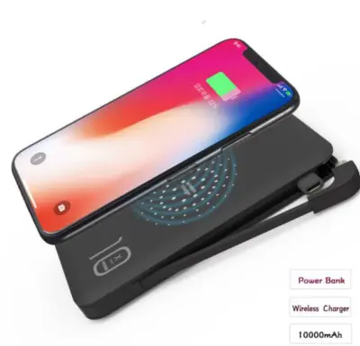 Qi POWERBANK 10,000mAh WIRELESS CHARGER