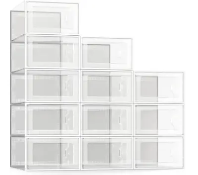 STACKABLE SHOE ORGANIZER FOR CLOSET