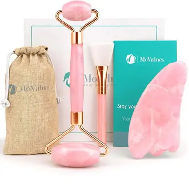 MOVALUES® JADE ROLLER FACIAL TOOLS