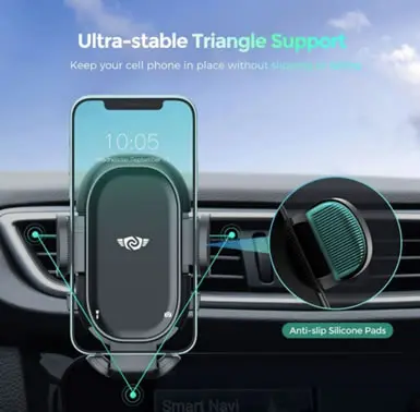 CAR AIR VENT CELLPHONE MOUNT WITH STABLE CLIP