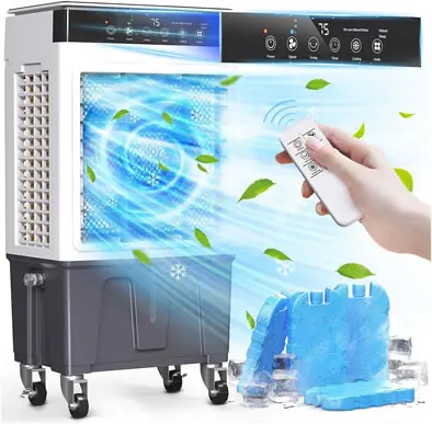 RISEON® SWAMP COOLER, 3500CFM 3-IN-1 AIR COOLER