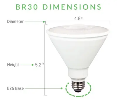 WATERPROOF FLOODLIGHT BULB