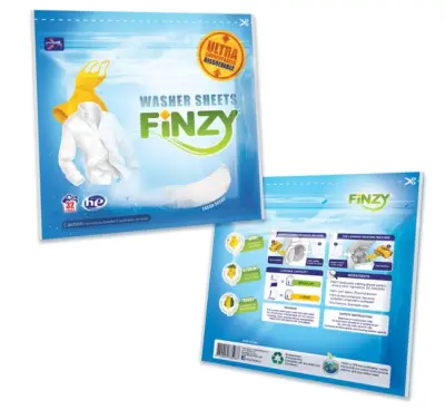 FINZY WASHER SHEETS (32 Loads / Bag)