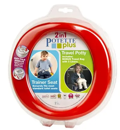 2-IN-1 TRAVEL POTTY TRAINER SEAT