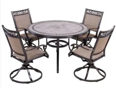 OUTDOOR 5 PIECE DINING SET