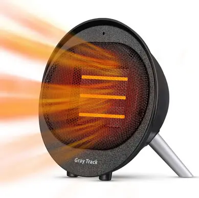 GARY TRACK® PORTABLE CERAMIC SPACE HEATER