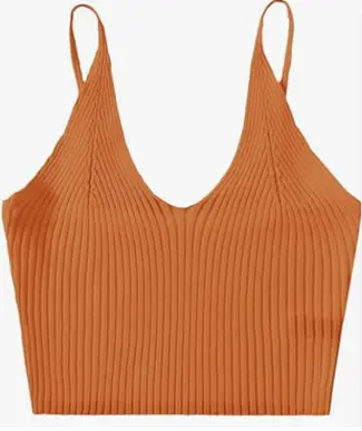 V-NECKLINE KNITTED SWEATER W/STRAPS