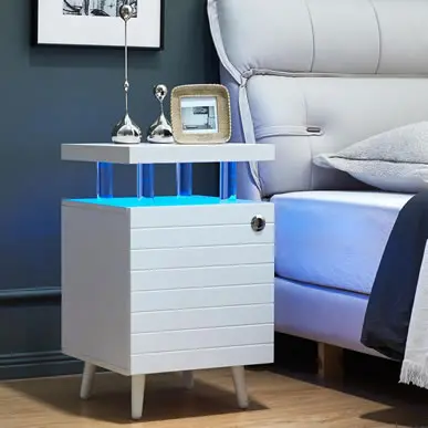 MIMISINI® 26" H LED BEDSIDE TABLE