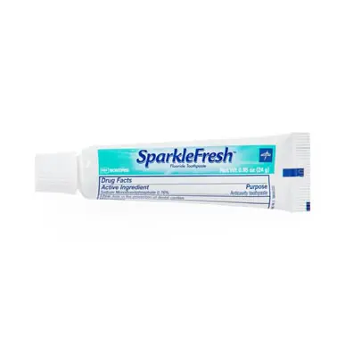 MEDLINE® SPARKLEFRESH 0.85OZ & 2.75OZ TOOTHPASTE