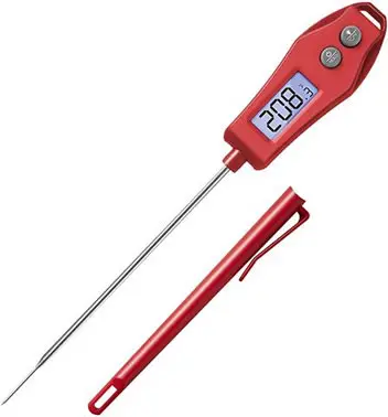 ETEKCITY™ DIGITAL MEAT THERMOMETER-RED