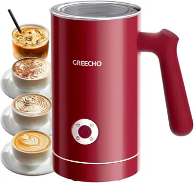 GREECHO® MILK FROTHER AND STEAMER