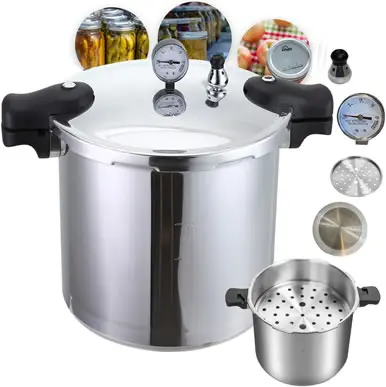 23-QUARTS PRESSURE CANNER & COOKER