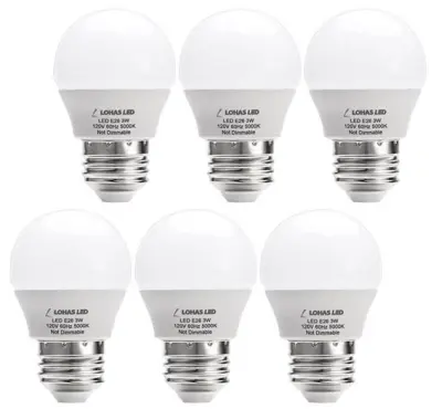 G14 LED BULB, E26 BASE, 3W (25 W)