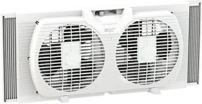 COMFORT ZONE® 9" TWIN WINDOW FAN