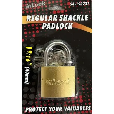 INLOCK® LONG & REGULAR SHACKLE PADLOCK