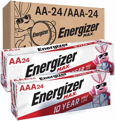 ENERGIZER® AA & AAA x 24 MAXI PACK BATTERIES