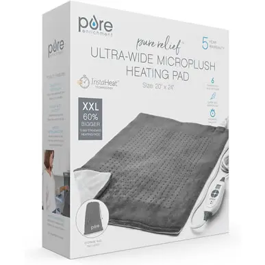 PURE ENRICHMENT® ULTRA-WIDE (20"x24) HEATING PAD