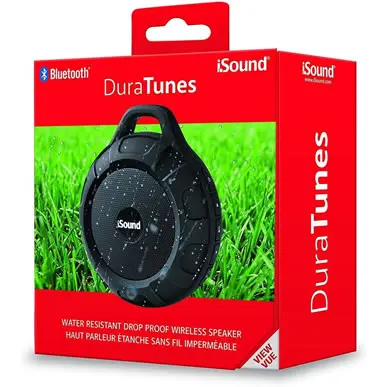 iSOUND® DURATUNES WATER RESISTANT SPEAKERS