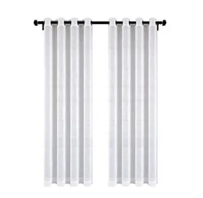 WOVEN SHEER WINDOW CURTAINS