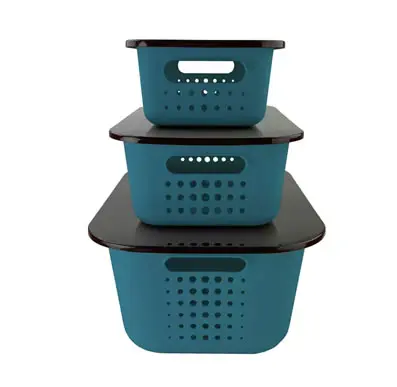 IPACK® 3PCS CONTAINER STORAGE SET WITH LIDS