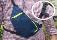 TRIANGLE CHEST BAG