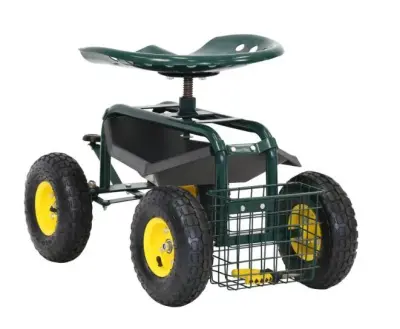 GARDEN CART ROLLING WORK SEAT
