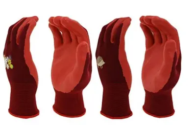 RED LATEX HOUSEHOLD GLOVES