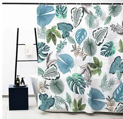 POLYESTER FABRIC SHOWER CURTAIN