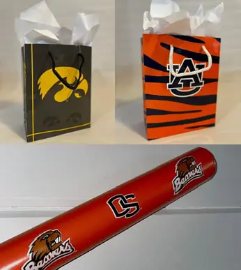 COLLEGE WRAPPING PAPER RIBBONS & BAGS